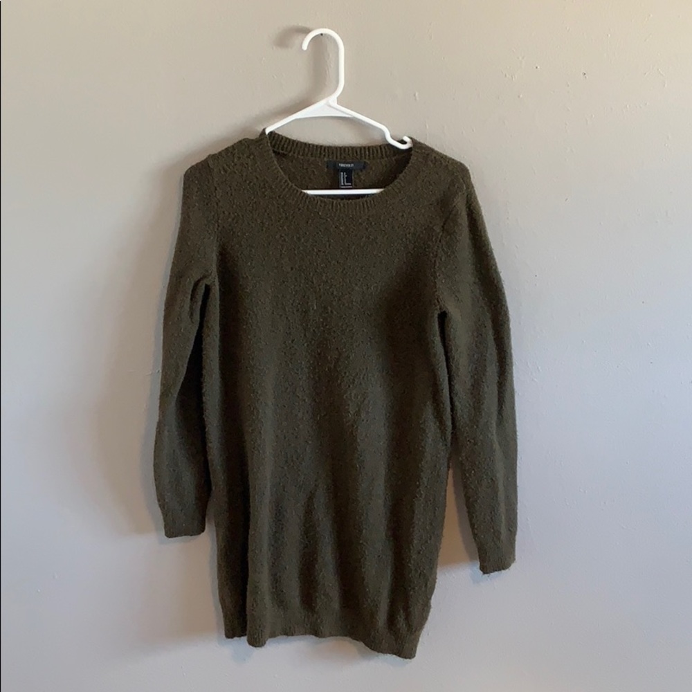 Forever 21 Dark Green Sweater- Women’s Small